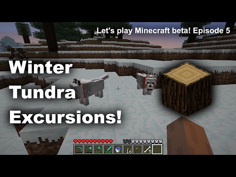 Andrew Cburg Explores Winter Tundra in Minecraft Beta!