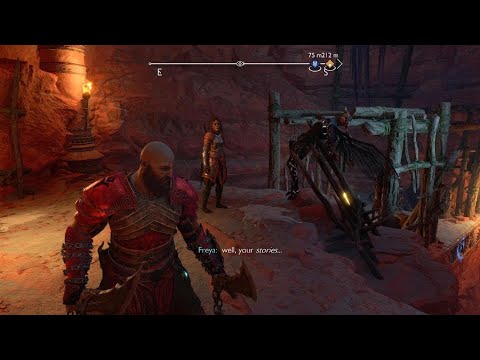 Kratos admits Mimir is the BETTER storyteller to Freya