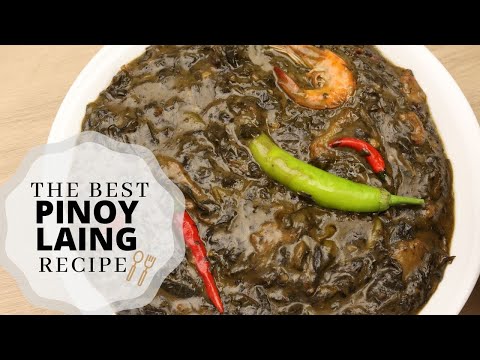 The Best Laing Recipe (w/ Shrimp and Dried Taro Leaves)