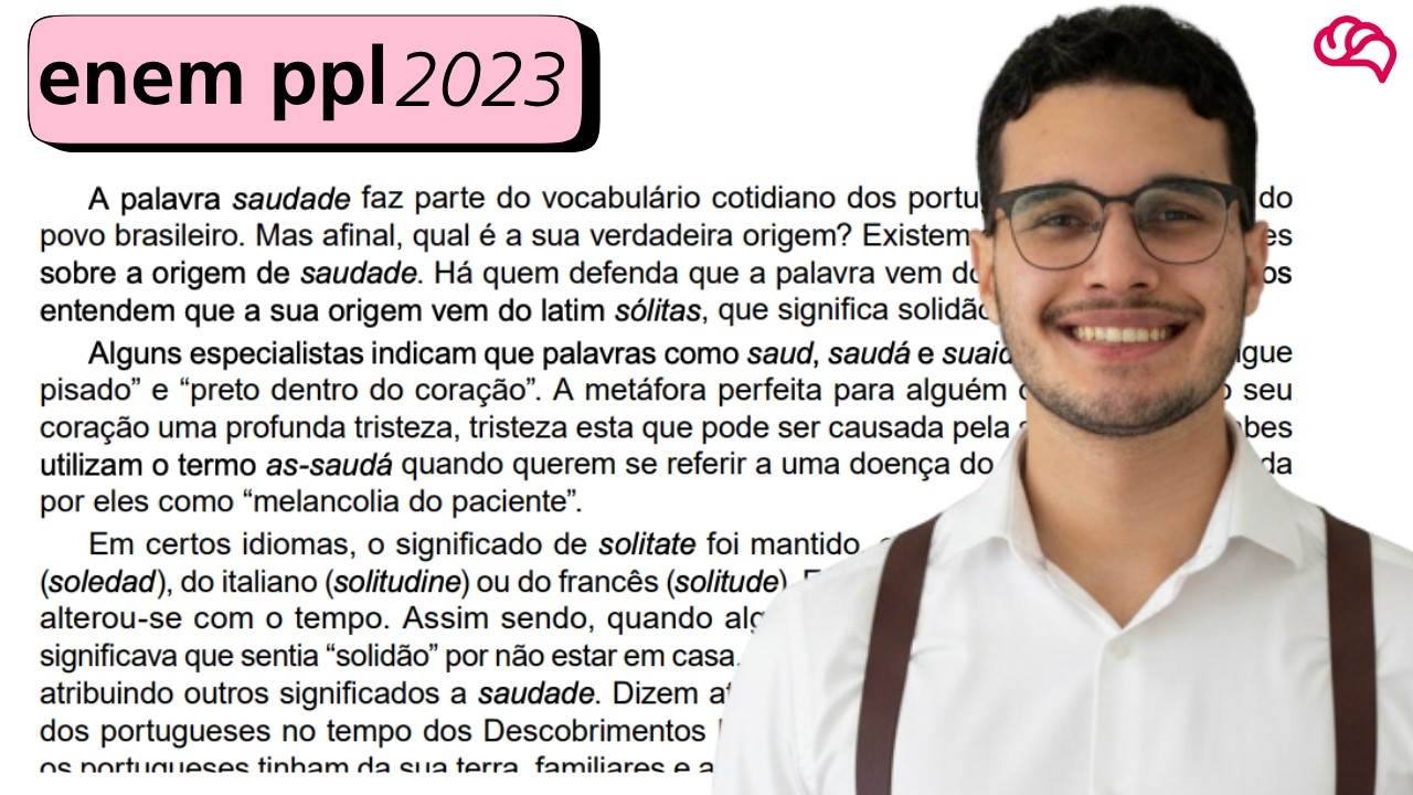 Resolução em Vídeo — Questão 28 ENEM 2023 PPL