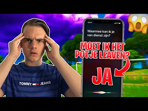 SIRI BEPAALT MIJN POTJE IN FORTNITE! (DOE DIT NOOIT!😡)