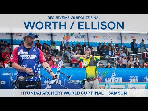 Taylor Worth v Brady Ellison – recurve men’s bronze final | Samsun 2018