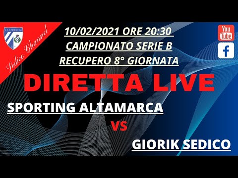 SPORTING ALTAMARCA Vs GIORIK SEDICO - RECUPERO 8 ° Giornata Campionato Nazionale Serie B
