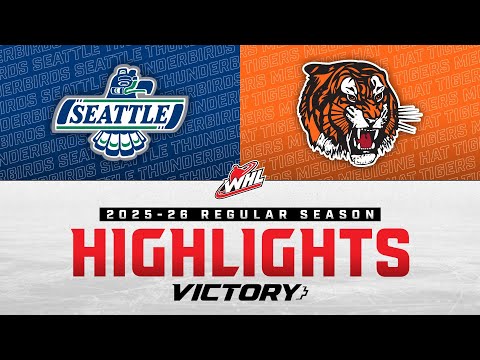 Seattle Thunderbirds at Medicine Hat Tigers 01/09 | WHL Highlights 2025-26