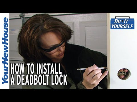 How to Install a Deadbolt - Do It Yourself