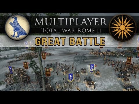 Total War: Rome II - Egypt vs Macedon (Online Battle #16)
