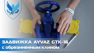 Засувка з обгумованим клином Ayvaz GTK-16