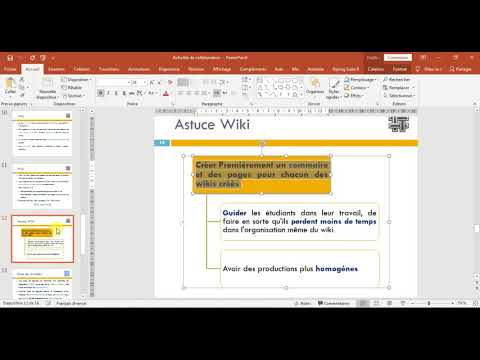 Créer Un Wiki dans Moodle
