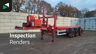 Полуприцеп контейнеровоз Renders ROC 16.27N 20ft Tipping | Изображение 4 - Autoline