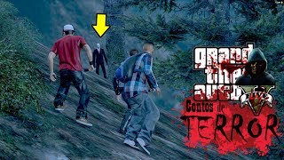 GTA V: CONTOS DE TERROR | FOMOS VIAJAR e encontramos o SLENDER MAN #EP.01