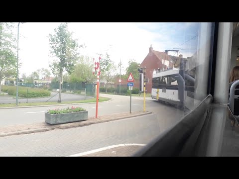 [Kusttram] BN LRV tussen De Panne Station en Koksijde Bad