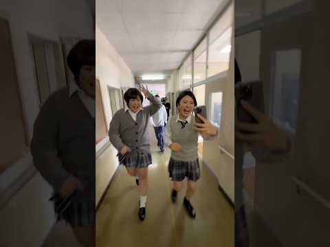 学校を学生気分で大奔走www