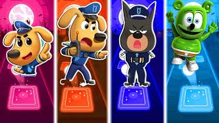 Sheriff Labrador 🆚 Sheriff Labrador Team🆚GummyBear. Who Is Best?