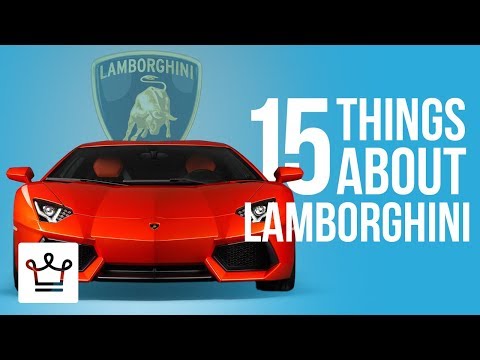 15 Things You Didn't Know About LAMBORGHINI