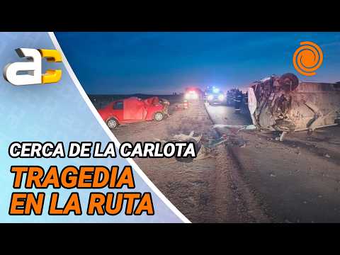 CHOQUE FRONTAL entre un auto y un minibús dejó 2 muertos y 16 niñas heridas en Córdoba