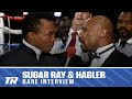 Sugar Ray Leonard Marvin Hagler Talk Rematch RARE BOXING INTERVIEW