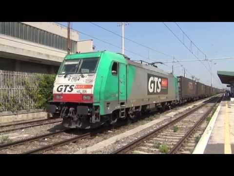 E483.006 "ZEUS" sul TCS 55069 Piacenza - Maddaloni Marcianise, in partenza da Pomezia