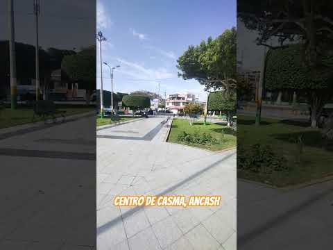 Plaza Principal de Casma, Ancash, Perú