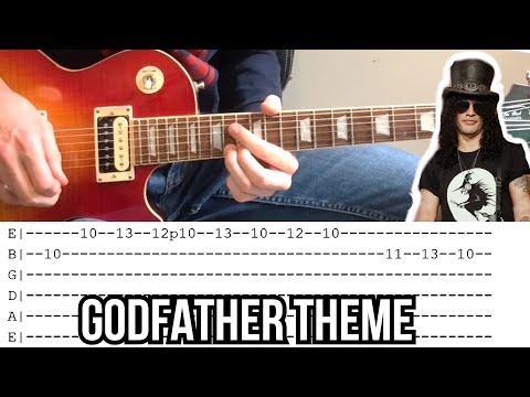 How to play: Godfather Theme by Slash (EASY)
