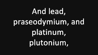 Tom Lehrer: The Elements (concert live) (1959)