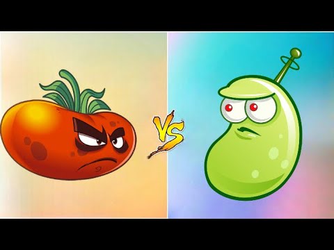 Laser Bean vs Ultomato - Who Will Win? PvZ 2 Plant Vs Plant
