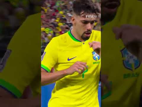 O JOGO BONITO! Lucas Paqueta places home delightful cross from Vini Jr #ShortsFIFAWorldCup