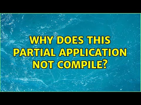 Why does this partial application not compile?