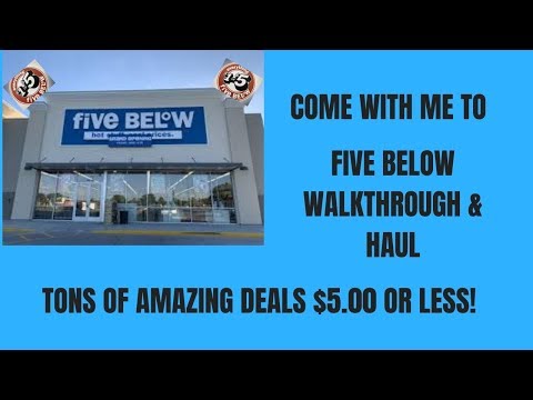 COME WITH ME TO FIVE BELOW PLUS FIVE BELOW HAUL~LOTS OF NEW ITEMS FIVE DOLLARS OR LESS❤️ Video