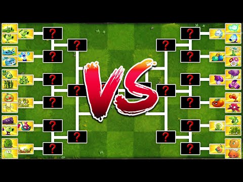 PvZ 2 BIG Tournament - Who Will Win? - Plant vs Plant Challenge