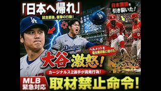 「日本へ帰れ」試合直後、カージナルス2選手が大谷のスパイクを踏みつけ、日本国旗を彼の目の前で引き裂いた
