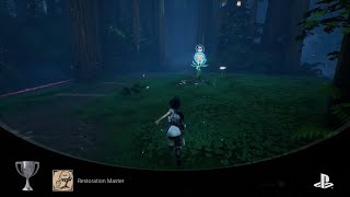 Kena Bridge of Spirits PS5 Trophy Guide – Restoration Master 🥈🌸✨| Restored All Of The Flower Shrines