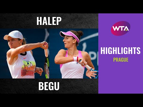 Simona Halep vs. Irina-Camelia Begu | 2020 Prague Semifinal | WTA Highlights