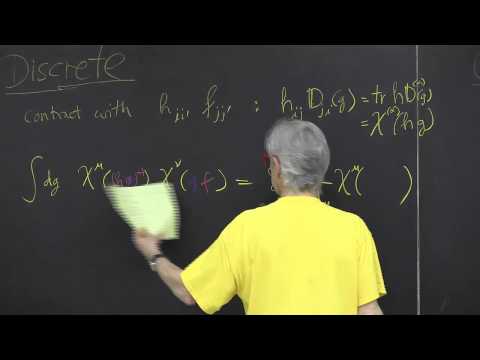 ChaosBook.org chapter Continuous symmetry factorization - Character orthonormality