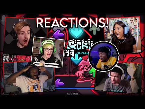 Youtuber's React To Friday Night Funkin' VS Hex The Weekend Update! | Detected