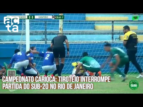 Campeonato Carioca: tiroteio interrompe partida do sub-20 no Rio de Janeiro