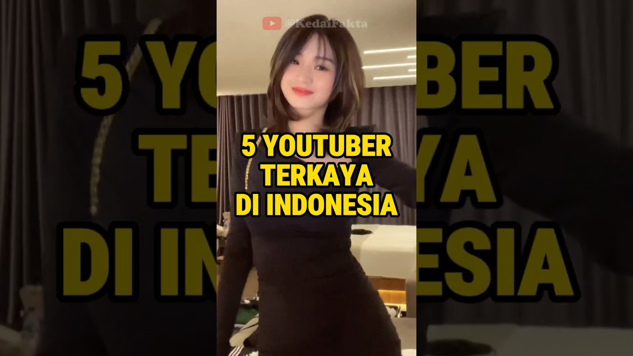 5 Youtuber terkaya di Indonesia #youtuber #fakta #shorts