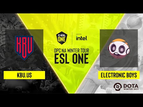 Dota2 - KBU.US vs. Electronic Boys - Game 1 - DPC NA Winter Tour - ESL One