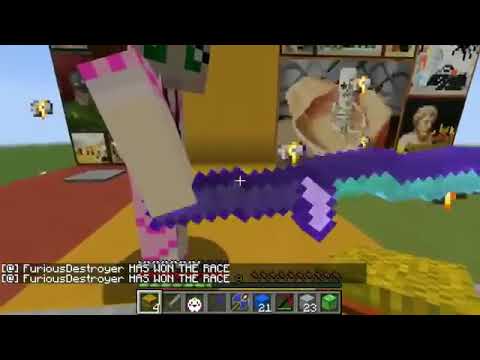 Minecraft HORRIBLE NETHER LUCKY BLOCK RACE LUCKY BLOCK MOD MINI GAME