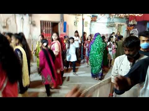 Navratri Day 5 Ranchore Line Narayan Pura Karachi pakistqn Dandhiya playing