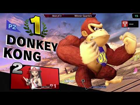 Chunky Kong with the 3 Stock in Winner's Quarters of LagSpike 42
