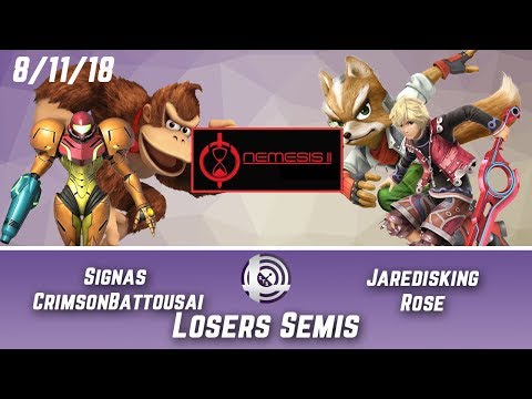 Nemesis II - Signas & CrimsonBattousai Vs. Jaredisking & Rose - Losers Semis