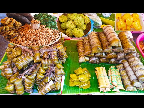 Cambodian Wet Market In The City -Daily Fresh Foods For Sales @ Boeng Trabaek Market
