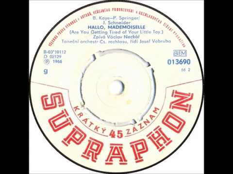 Václav Neckář - Hallo, Mademoiselle [1966 Vinyl Records 45rpm]