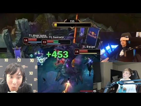 Co-streamers React to Danny Pentakill LCS (TL vs EG Houston)