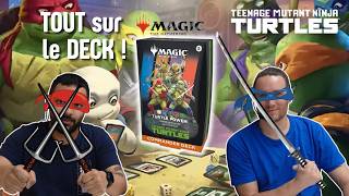 TOUT sur le deck PUISSANCE DES TORTUES de Tortues Ninja ! Analyse des commander
