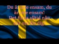 Julia Kedhammar - Du Är Inte Ensam (Sweden ...