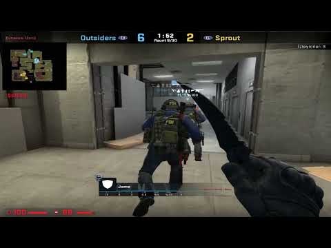 CSGO POV Outsiders Jame (25/10) vs Sprout (vertigo) - ESL Challenger Valencia 2022