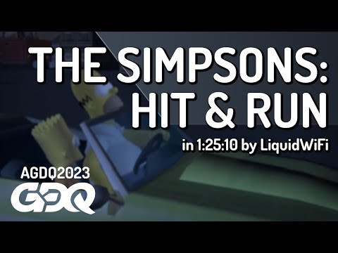 The Simpsons: Hit & Run by LiquidWiFi in 1:25:10 - Awesome Games Done Quick 2023