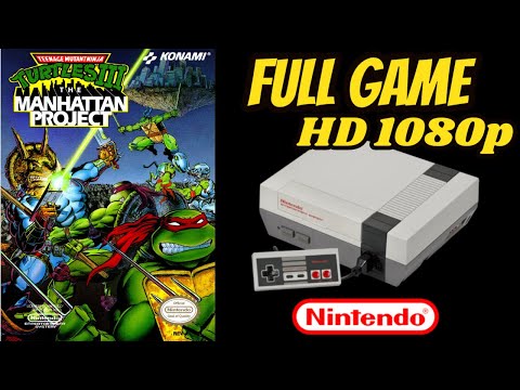 Teenage Mutant Ninja Turtles III: The Manhattan Project (NES) Longplay NO COMMENTARY HD 1080p