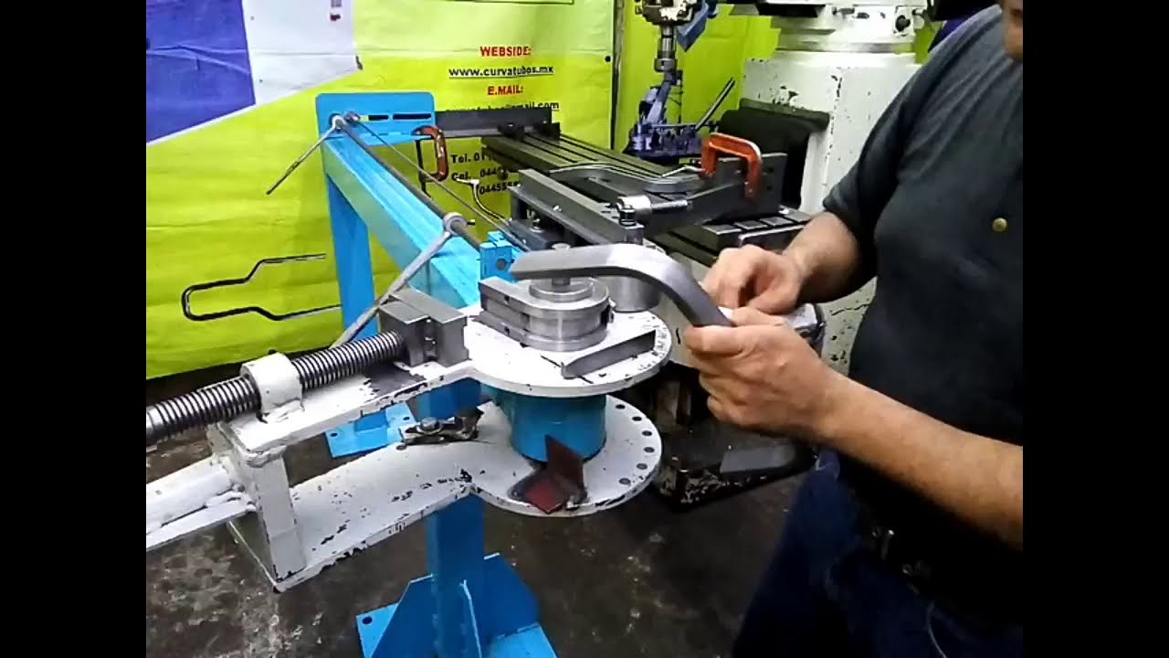COMO DOBLAR TUBULAR RECTANGULAR DE 1/2 X 1 CON MANDRIL ARTICULADO DE DISEÑO OPTIMO CON CHICOTE.